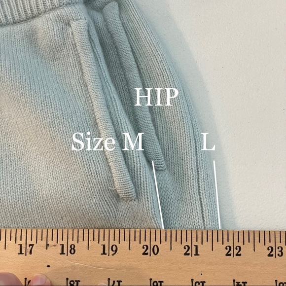 RELISTED! LoveShackFancy L Cashmere Wool Blend Tristan Drawstring Tassel Pants - Picture 13 of 17